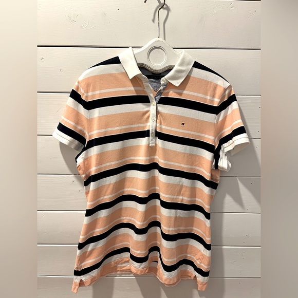 Striped Polo Shirt – Tommy Hilfiger – No Size Tag XXL - Picture 1 of 8